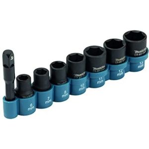 Makita E-12289 8-delige Impact Socket Set ¼"" Sq