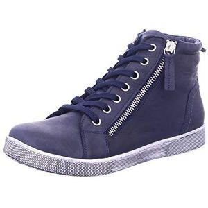 Andrea Conti 0340016 Sneakers voor dames, blauw, 38 EU