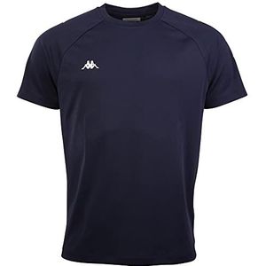 Kappa Deutschland Heren Heren Tricot, Regular Fit T-shirt, jurk, blauwtinten, XXL