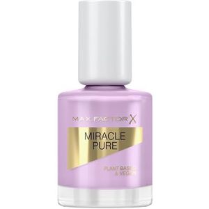 Max Factor Miracle Pure Nail Polish, Serene Amethyst, Healing Crystal Collection, plantaardig, vegan formule, superglanzend, zeer sneldrogend, nagels met een gezonde uitstraling, 12 ml