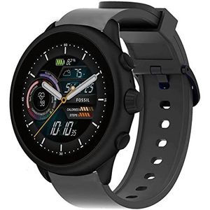 Blueshaweu Armband compatibel met Fossil Gen 6 Wellness, Sport Silicone Classic vervangende horlogeband voor Fossil Gen 6 44 mm Wellness Smart Watch