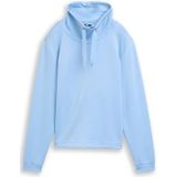 TOM TAILOR Sweatshirt voor dames, 34587 - Light Fjord Blue, XL