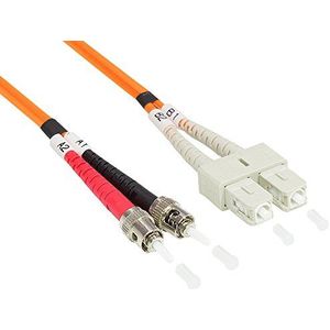 Patchkabel LWL Duplex OM2 (multimode, 50/125) ST/SC, 5m, Good Connections®
