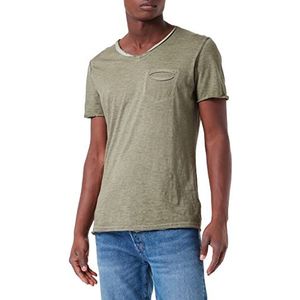 KEY LARGO Heren Soda New V-hals T-shirt, Groen (1500), L