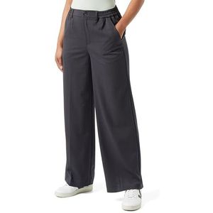 PIECES Pccamil Hw Wide Pant Noos broek voor dames, dark grey melange, (XL) W x 32L