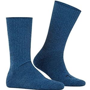 FALKE Uniseks-volwassene Sokken Walkie Ergo U SO Wol Functioneel material eenkleurig 1 Paar, Blauw (Light Denim 6660), 44-45