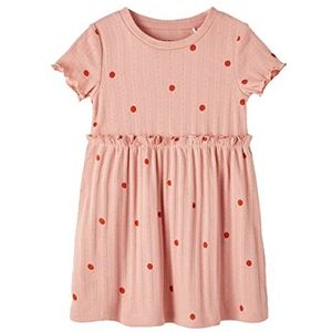 NAME IT Nmfhallie Ss Jurk voor meisjes, Rose tan., 92 cm