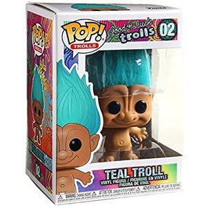 Pop Trolls Teal Troll Vinyl Figure