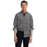 bugatti Herenhemd met lange mouwen, button-down-kraag, katoen, 150 mos, L