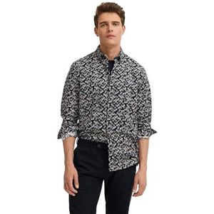 bugatti Herenhemd met lange mouwen, button-down-kraag, katoen, 150 mos, L