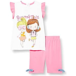 Chicco Kinderset met T-shirt en shorts, 033, 12M meisjes 0-24