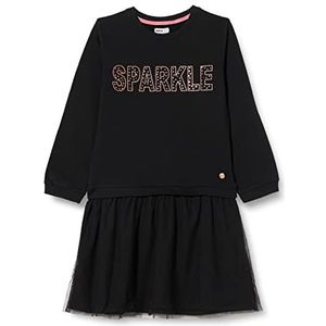 Tuc Tuc Sparkle Downtown jurk voor meisjes, zwart/zwart, 5 jaar