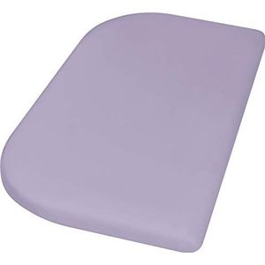 Playshoes 770325-10 Jersey hoeslaken voor het bijzetbed, waterdicht en ademend, 89 x 51 x 10cm, sering, violet