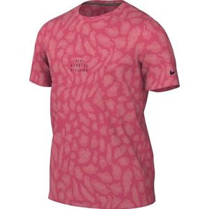 Nike Shirt M Nk Df Rise 365 Run Div Ss, Aster Pink, FZ0613-629, XXL