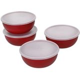 KitchenAid Set van 4 stuks Pinch Bowl - Empire Rood