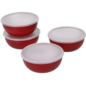 KitchenAid Set van 4 stuks Pinch Bowl - Empire Rood