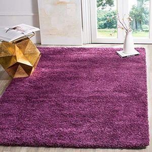 Safavieh Shaggy tapijt, SG151, geweven polypropyleen, lila, 160 x 230 cm
