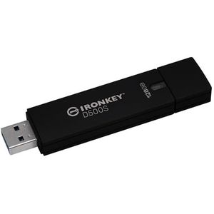Kingston IronKey D500S USB-stick met hardwareversleuteling 128GB FIPS 140-3 Lvl 3 (aangevraagd) AES-256 - IKD500S/128GB
