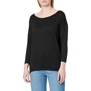 ONLY dames shirt met lange mouwen Onlelcos 4/5 Solid Top Jrs Noos, zwart (zwart), L