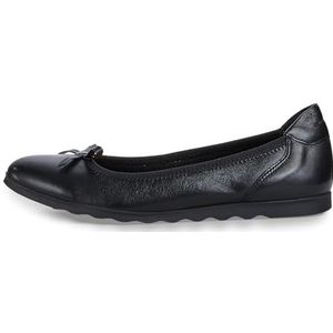 Tamaris Ballerina's voor dames, 1-22128-42, zwart leder, 38 EU