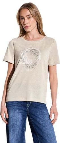 Street One - A322705 T-shirt - Maansteen Zand - 1 Stuk