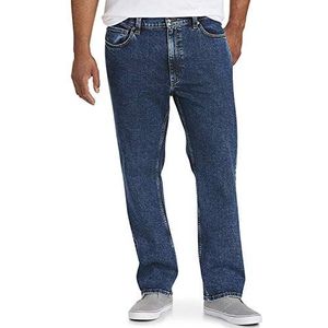 Amazon Essentials Heren Straight-Fit Stretch Jean, Medium Wash, 34W x 30L