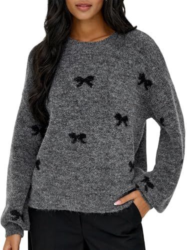 Only - Onlbrunhilda Life - Trui - Grijs - Dames