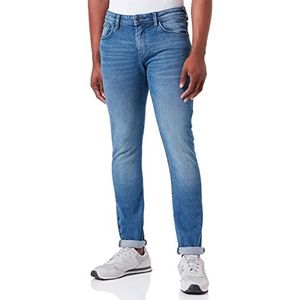 TOM TAILOR Denim Uomini Culver Skinny Jeans 1032753, 10119 - Used Mid Stone Blue Denim, 29W / 32L