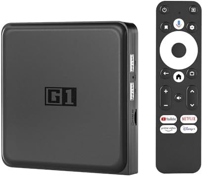 Android - G1 - 4K HDR Smart Streaming Player - 4 GB RAM - WiFi 6 - LAN