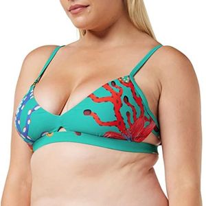 Desigual Biki_attina bikini voor dames, blauw, XS