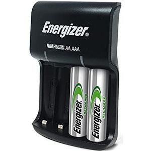 Energizer Batterijlader, oplaadbare voor AA/AAA batterijen, Recharge Base, 1 stuk