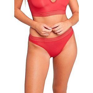 Billet Doux - Zen Light - Damesslips - Scharlakenrood - Naadloos, Stretch, Gecertificeerd Standard 100 door OEKO-TEX