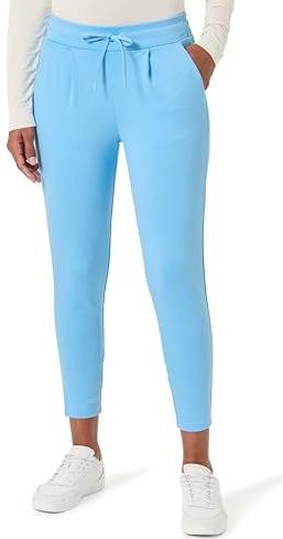 ICHI Bandplooibroek 'IHKATE'  hemelsblauw