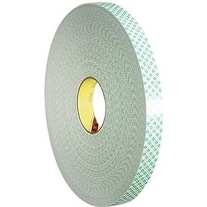 3M 7000116019 Scotchmount dubbelzijdig plakband met polyethyleen schuimrubber, 4032, 0,8 mm, beige, 12 mm x 66 m, beige, 18