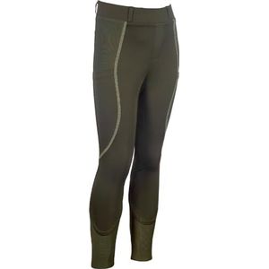 HKM Claire Siliconen volledige zitting Leggings voor kinderen Grijsgroen 98/104