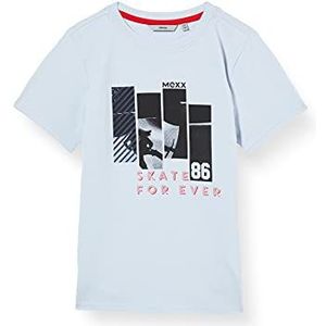 Mexx T-shirt met ronde hals voor jongens en meisjes, lichtblauw, 92 cm