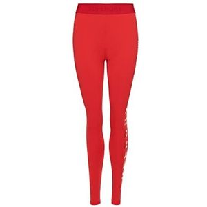 Superdry Training elastische legging voor dames, Varsity Rood, 38