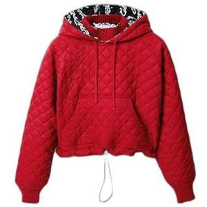 Sweater - Gewatteerd - Groen - Gerecycled Polyester - Relaxed Fit