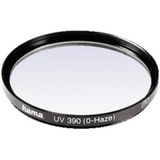 Hama UV-filter (UV en bescherming, 4-voudige compensatie, anti-reflecterende behandeling, voor 37 mm cameralenzen, O-Haze, behandeld) zwart