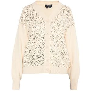 nascita Gebreide cardigan voor dames, Crème, XL/XXL