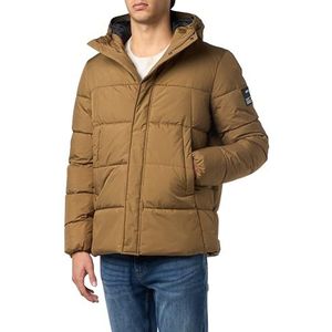 Mexx Padded Puffer Jacket voor heren, camel, XL