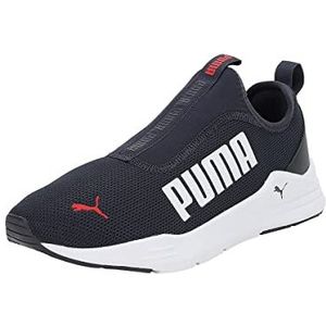 PUMA Unisex's Wired Rapid Sneaker, Parisian Night PUMA White for All Time Red, 41 EU