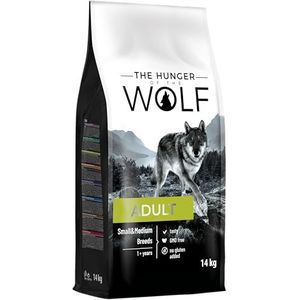 The Hunger of the Wolf Hondenvoer voor volwassen honden van kleine en middelgrote rassen, droogvoer met kip, rijk aan vitamine C en E, 14 kg