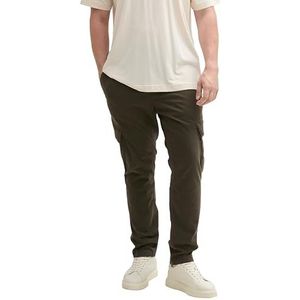 TOM TAILOR heren plussize broek, 11172 - Dark Roze Green, 4XL