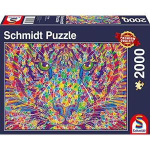 Schmidt Spiele 57394 Wild at Heart, tijger, 2000 stukjes puzzel, normaal