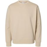 SELECTED MEN Slhrelaxluke Ls Sweat Crew Neck, havermout, L