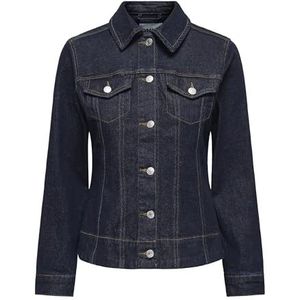 ONLY Onlmadison jeansjack voor dames, donkerblauw (dark blue denim), M