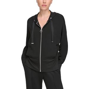 DKNY Greenwich Sweatshirt met volledige rits, zwart, XX-Small, zwart, XXS