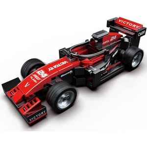 CaDA Triumph Legend - bouwpakket - racevoertuig - rood - 123 delen - vanaf 8 jaar (DEQUBE 927DE55054)