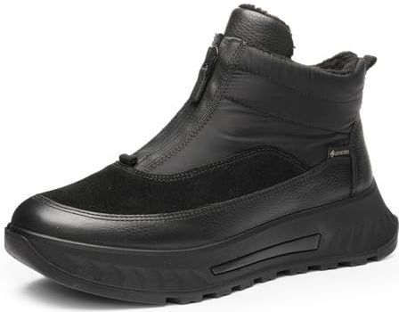 ARA - Snowboots - Zwart - Waterdicht - Met Ritssluiting - Glad Leer en Suède